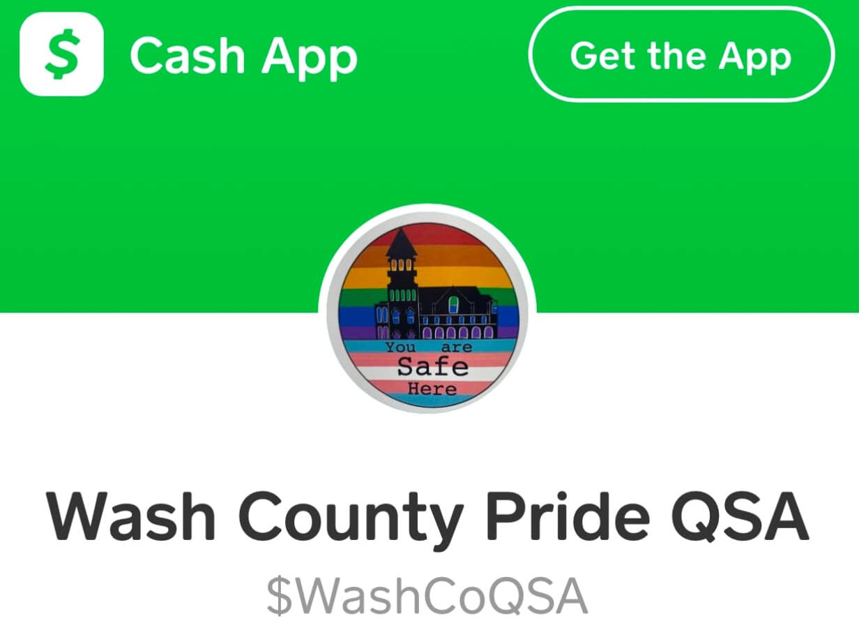 A photo of the CashApp handle for WCPQSA. $WashCoQSA